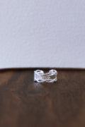 The Frost Lattice - Crystalline Sterling Silver Ring