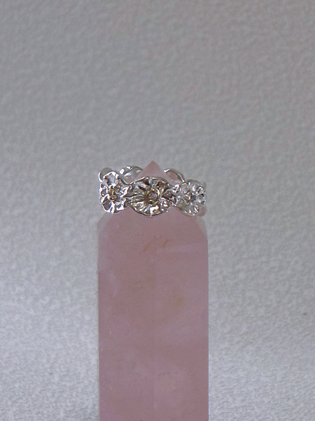Irregular Floral – Stackable Twisted & Floral Ring Set of 2