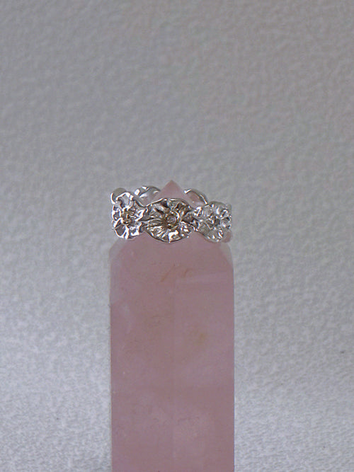 Irregular Floral – Stackable Twisted & Floral Ring Set of 2
