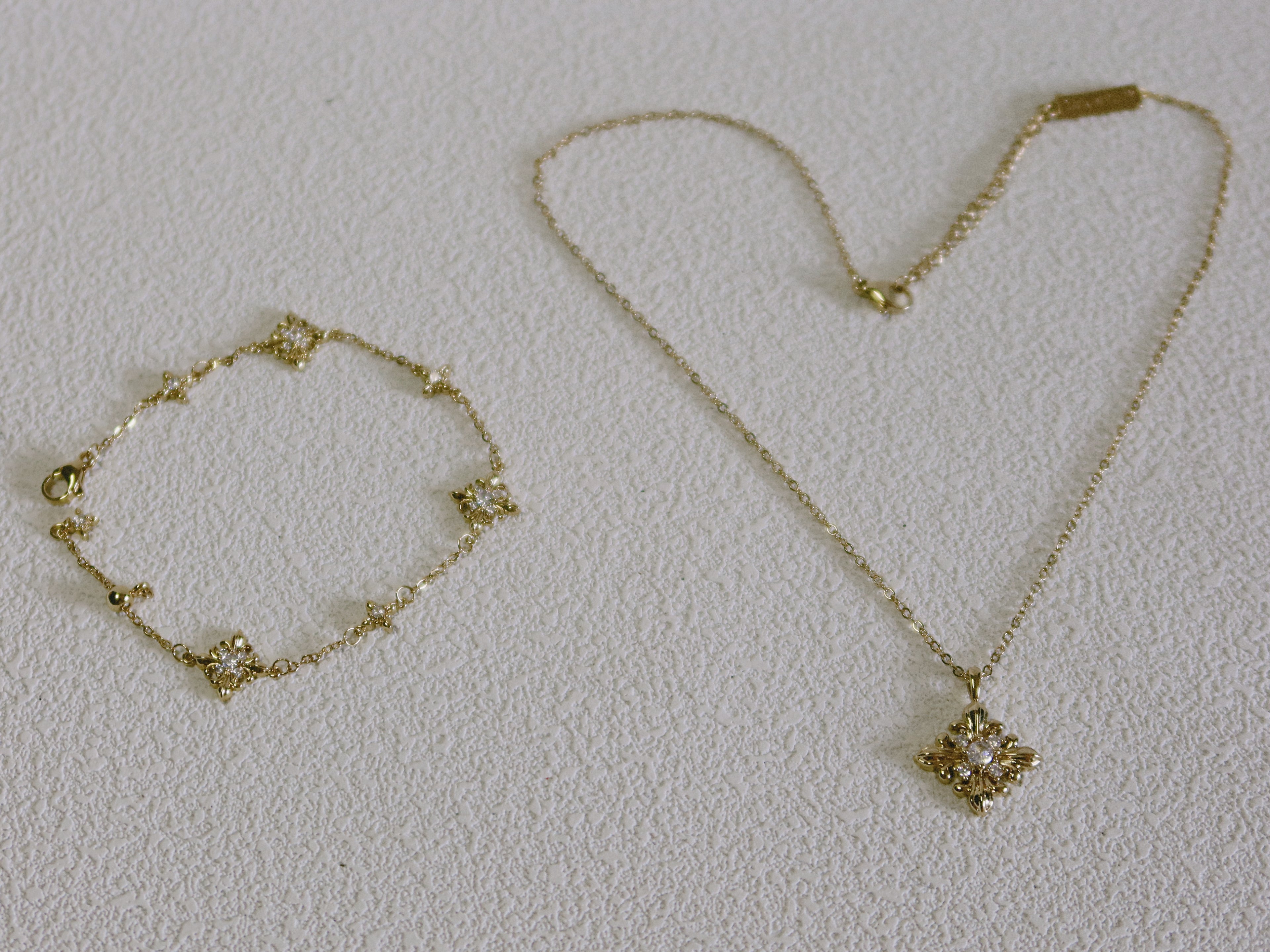 The Golden Iris – Radiant Pendant Necklace in 18K Gold Plated Eco Brass